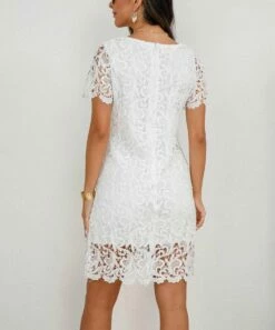 Top 10 π Camisa White Lace-Overlay Sheath π Dress - π© Women π₯° 10 Top 10 π Camisa White Lace-Overlay Sheath π Dress - π© Women π₯° -Women's Shirts Store zu105725787 alt 3 tm1652199977