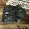 Brand new ⌛ Camisa Black Distressed Denim Shorts - 👩 Women 🤩 -Women's Shirts Store zu106774981 main tm1655470122