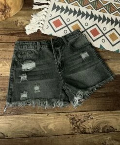 Brand new β Camisa Black Distressed Denim Shorts - π© Women π€©