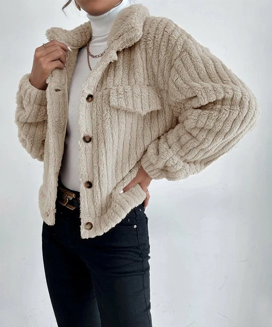 New π Camisa Apricot Ribbed Button-Up Jacket - π© Women π 4 New π Camisa Apricot Ribbed Button-Up Jacket - π© Women π - Image 2