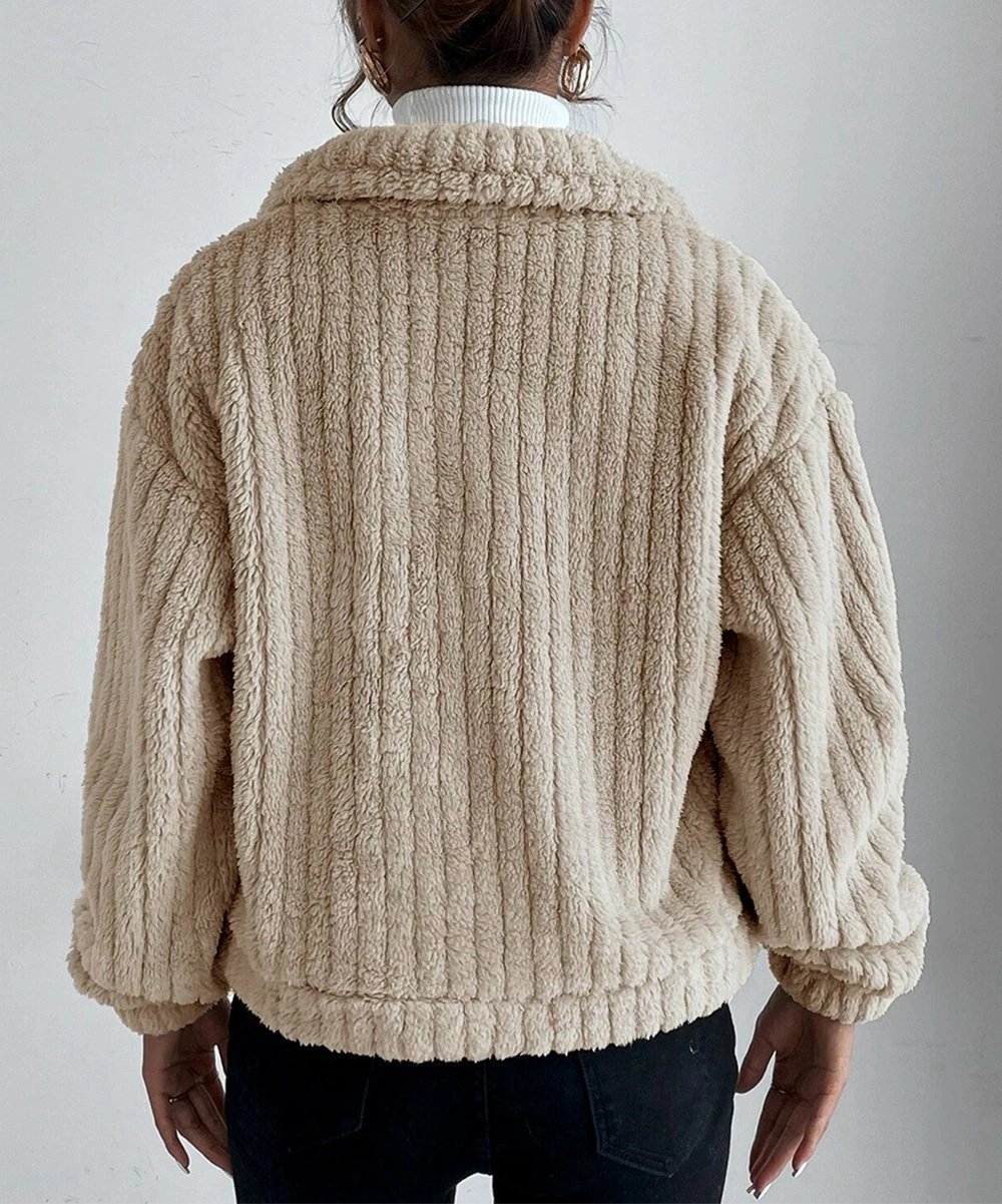 New π Camisa Apricot Ribbed Button-Up Jacket - π© Women π 5 New π Camisa Apricot Ribbed Button-Up Jacket - π© Women π - Image 3