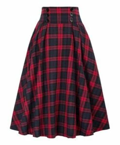 Best reviews of 👍 Camisa Red Plaid A-Line 👗 Skirt - 👩 Women 🎉