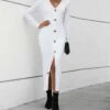 Buy 🧨 Camisa White Dolman Sweater 👗 Dress - 👩 Women 🎁 -Women's Shirts Store zu109241127 main tm1664302497