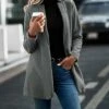 Cheap π Camisa Gray Notch-Neck Open Blazer - π© Women π 1 Cheap π Camisa Gray Notch-Neck Open Blazer - π© Women π -Women's Shirts Store zu109358073 main tm1664392809