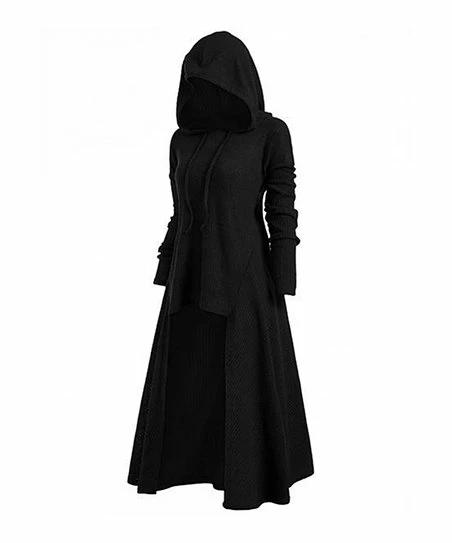 Wholesale β¨ Camisa Black Knit Hooded Hi-Low π Dress - π© Women π― 3 Wholesale β¨ Camisa Black Knit Hooded Hi-Low π Dress - π© Women π―
