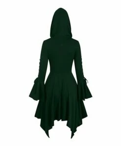 Discount ⭐ Camisa Green Hood Handkerchief 🧥 Coat - 👩 Women ❤️ -Women's Shirts Store zu83435828 alt 1 tm1577798144