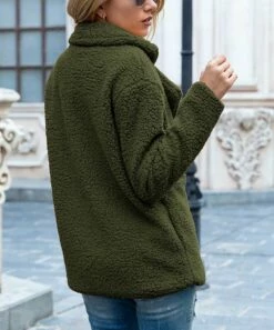 Discount 👏 Camisa Green Plush Peacoat - 👩 Women ⭐ -Women's Shirts Store zu90097830 alt 3 tm1602868690