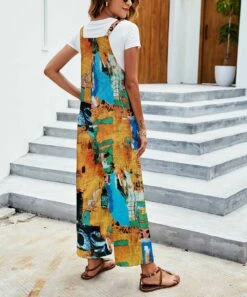 Best Sale π Camisa Yellow & Blue Abstract Pocket Jumpsuit - π© Women π― 7 Best Sale π Camisa Yellow & Blue Abstract Pocket Jumpsuit - π© Women π― -Women's Shirts Store zu96725823 alt 2 tm1623788067